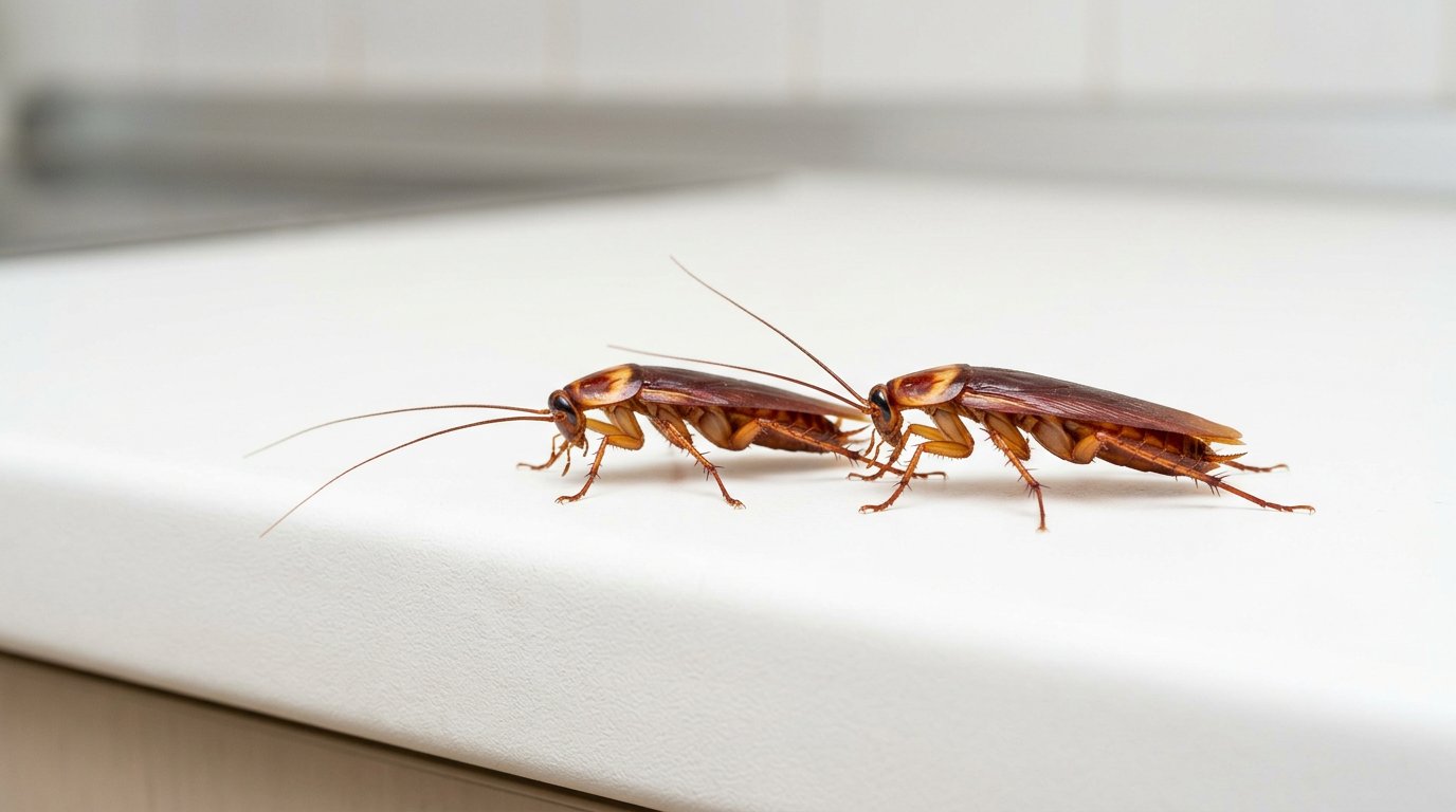 Cockroaches in a kitchen — cockroach control in Kenya